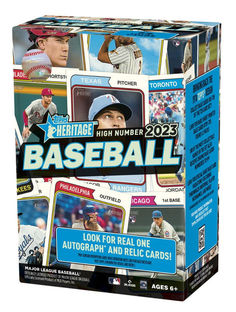 2023 Topps Heritage High Number Baseball 8-Pack Blaster