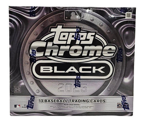 2025 Topps Chrome Black Baseball Hobby Box