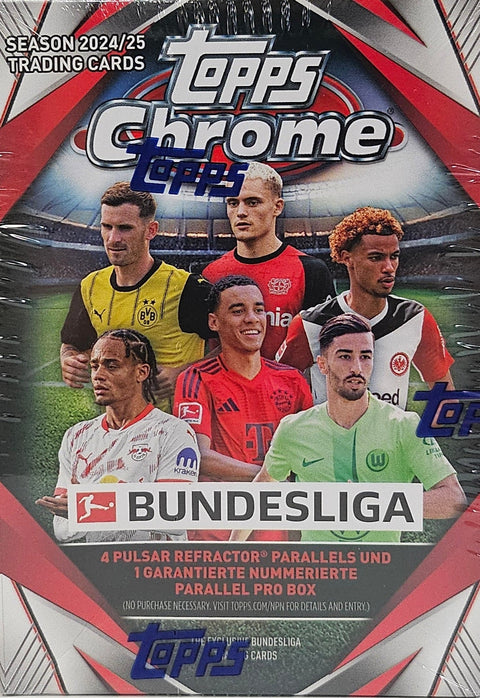 2024/25 Topps Chrome Bundesliga Soccer 7-Pack Blaster