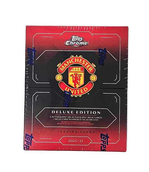 2024/25 Topps Chrome Manchester United Deluxe Edition Soccer Hobby