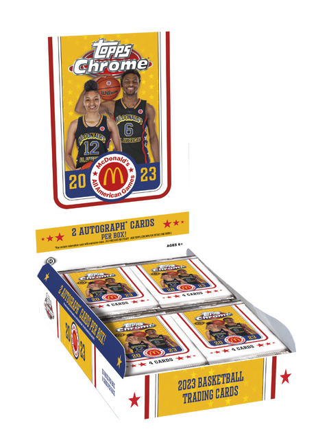 2023 Topps McDonald's All American Chrome Basketball Hobby