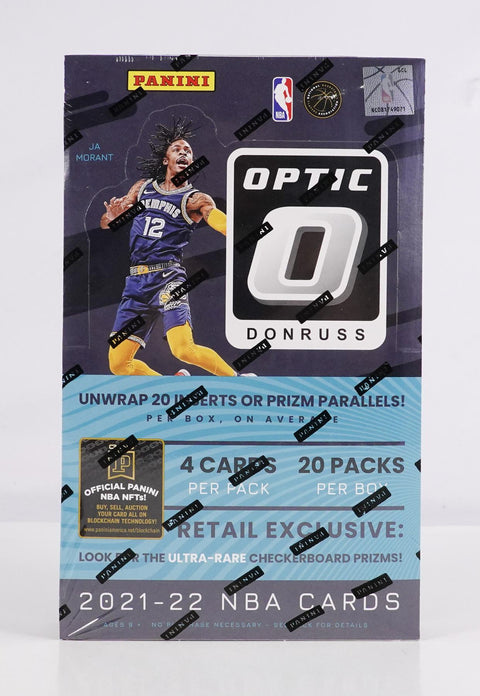 2021/22 Panini Donruss Optic Basketball Retail 20-Pack