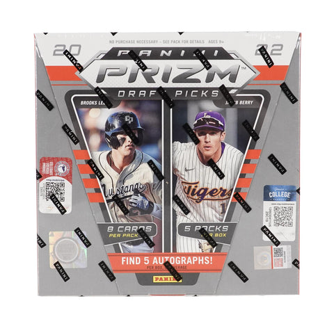 2022 Panini Prizm Draft Picks Baseball Hobby