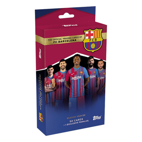 2021/22 Topps FC Barcelona Soccer Official Team Set (Hanger Box)