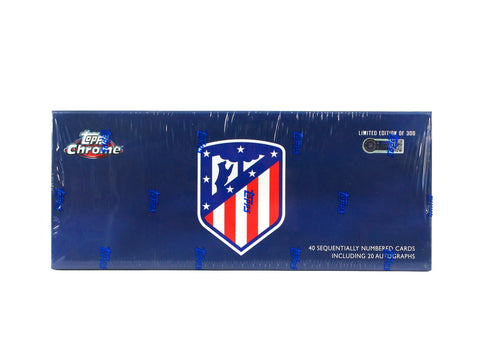 2021/22 Topps Chrome Atletico de Madrid Soccer Hobby Box (Set) (20 AUTOS!)