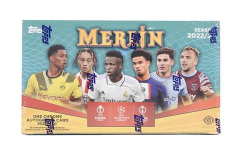 2022/23 Topps UEFA Club Competitions Merlin Chrome Soccer Hobby
