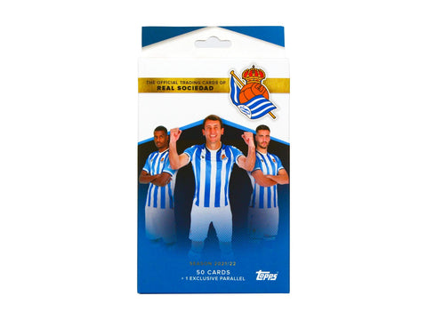 2021/22 Topps Real Sociedad Soccer Official Team 40-Set Case (Hanger Box)