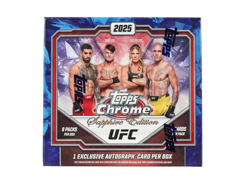 2025 Topps Chrome UFC Sapphire Edition
