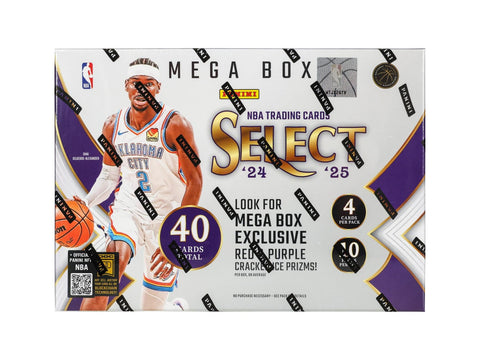 2024/25 Panini Select Basketball Mega (Red & Purple Cracked Ice!)