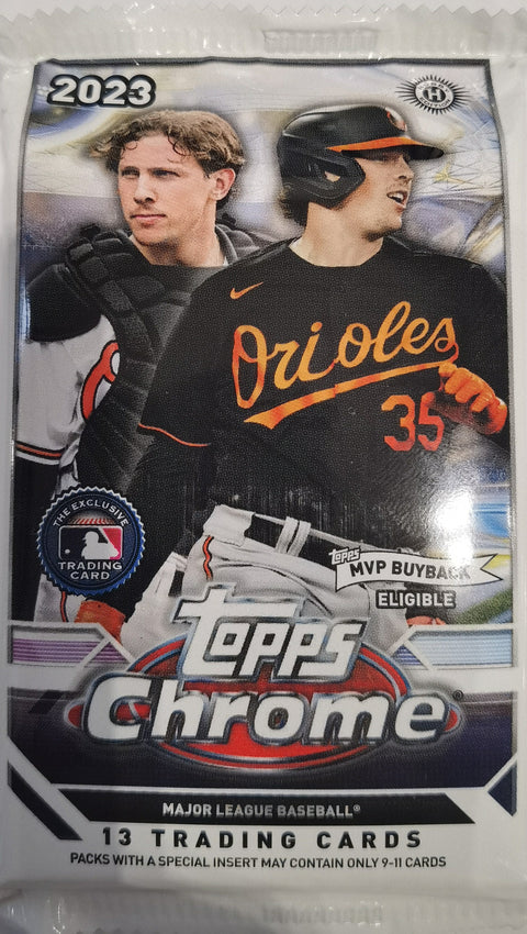 2023 Topps Chrome Baseball Hobby Jumbo